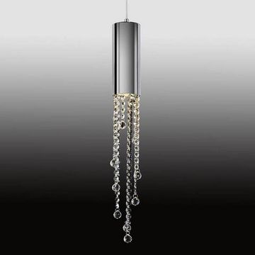 Подвесной светильник Creek SP1 хром Crystal Lux