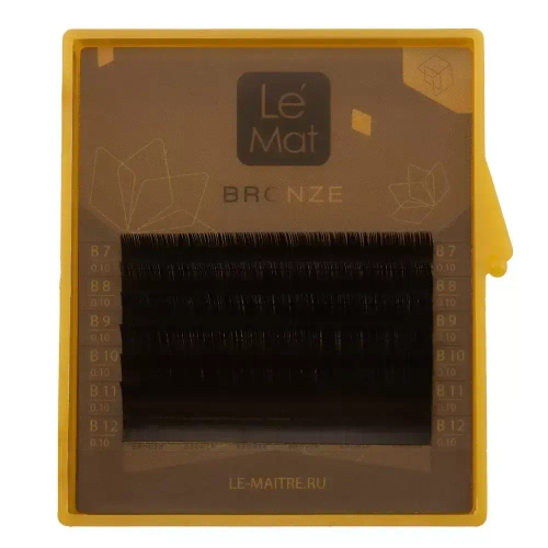 Ресницы коричневые LeMat Truffle MIX 6 линий