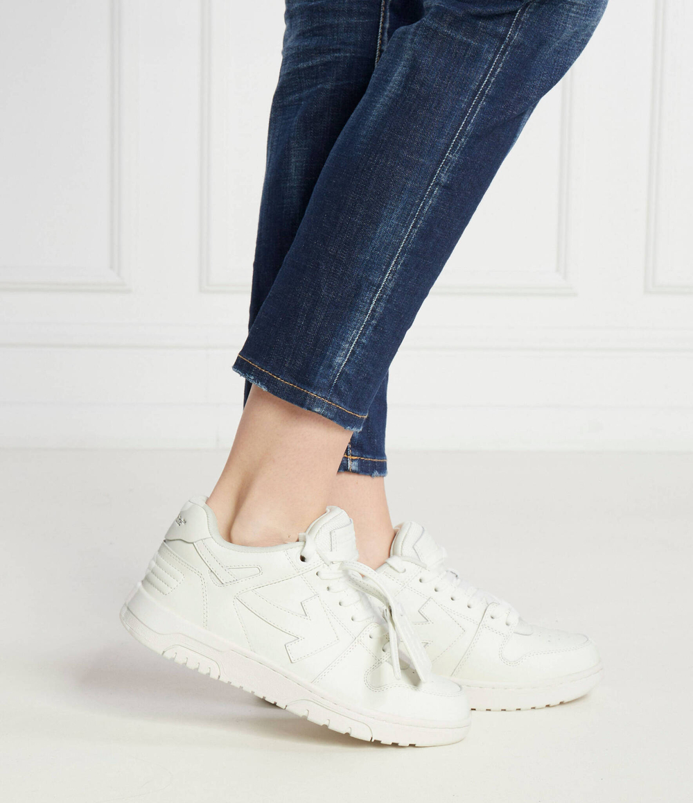 Кожаные кроссовки OFF-WHITE - белый(OWIA259C 99LEA008)