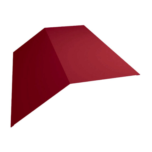 Конек кровельный 145х145х2000 RAL 3005 красное вино