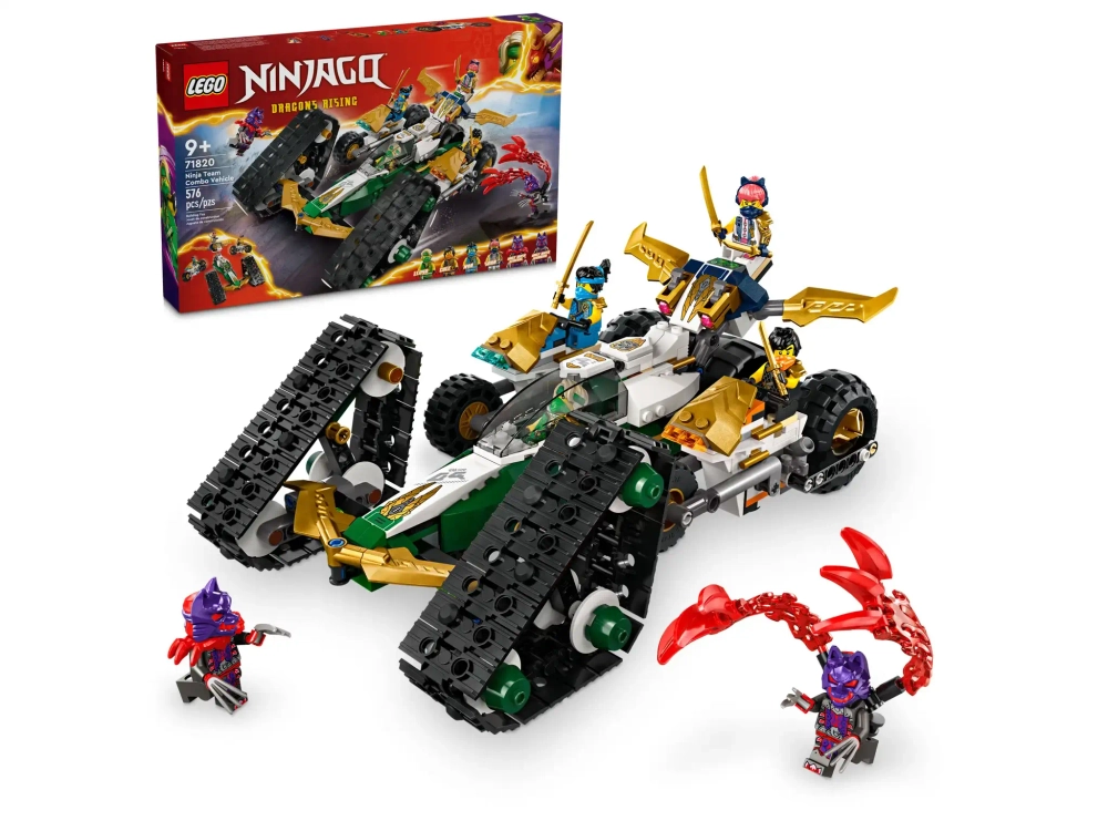 Конструктор LEGO Ninjago 71820 Комбо-авто команды Ниндзя