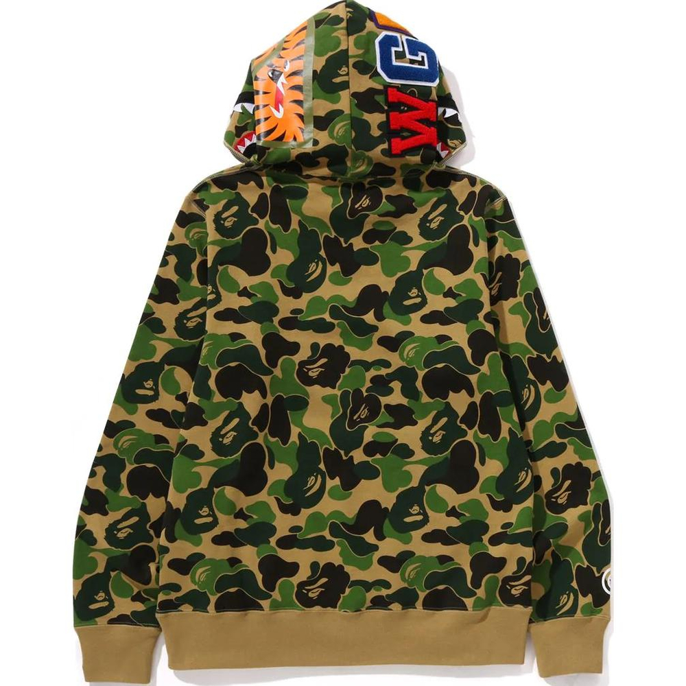 A Bathing Ape Abc Camo Shark Half Zip Pullover Худи