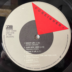 Винтажная виниловая пластинка LP Foreigner 4 (Canada 1981)