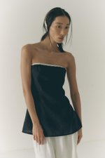 Топ Баска, черный