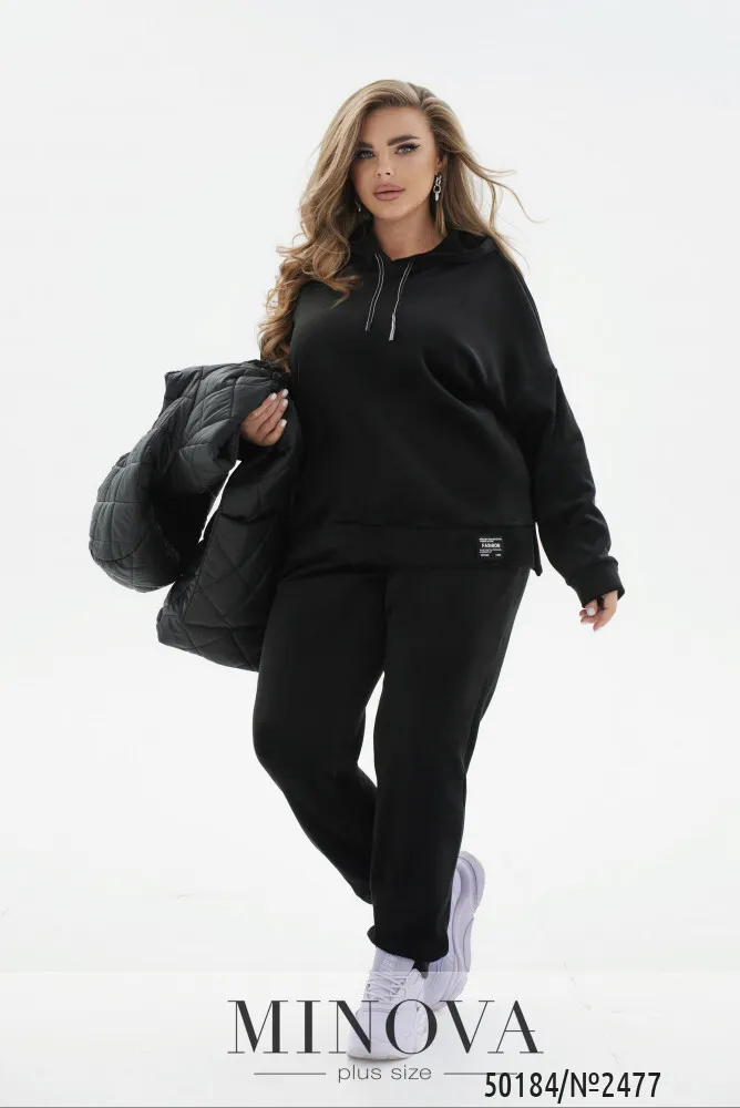 Костюм 2477-черный Minova