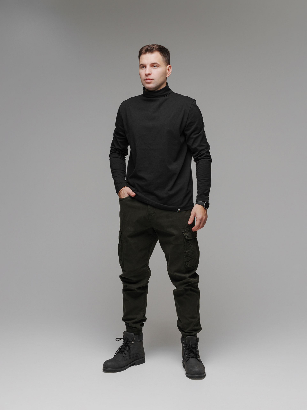 Брюки карго флисовые