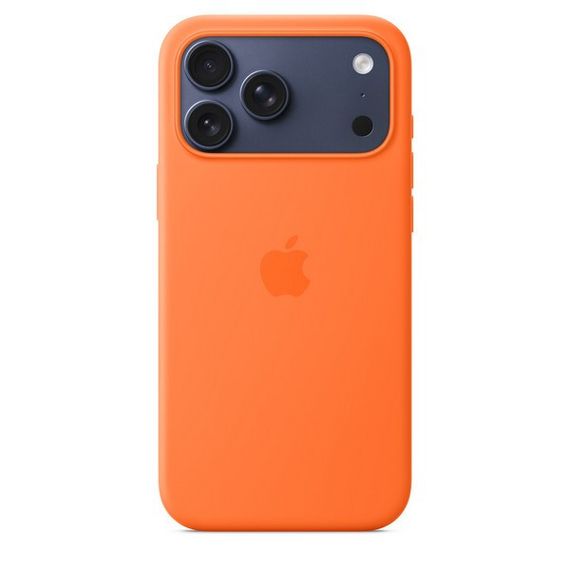 Чехол Apple Silicone Case для iPhone 17 Pro Max с MagSafe (MGFL4) Orange