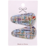 Зажимы для волос 2шт «New collection - Marina», микс 6 цветов, 6*2,5см