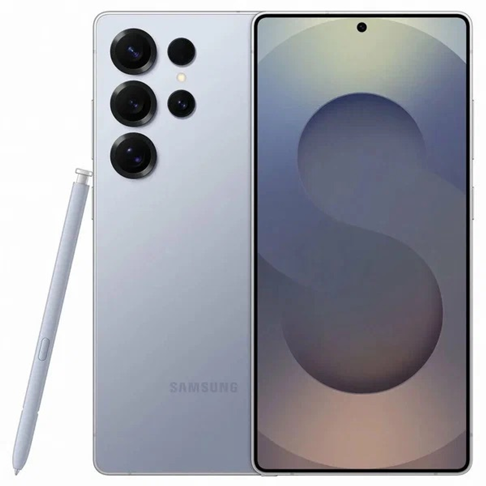 Смартфон Samsung Galaxy S25 Ultra 12/512 ГБ Dual: nano SIM + eSIM Титановый синий (Titanium Silver Blue)
