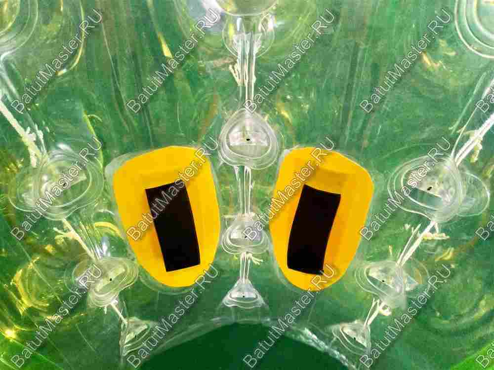 Бампербол «Желто-прозрачный» ПВХ, диаметр 1 м