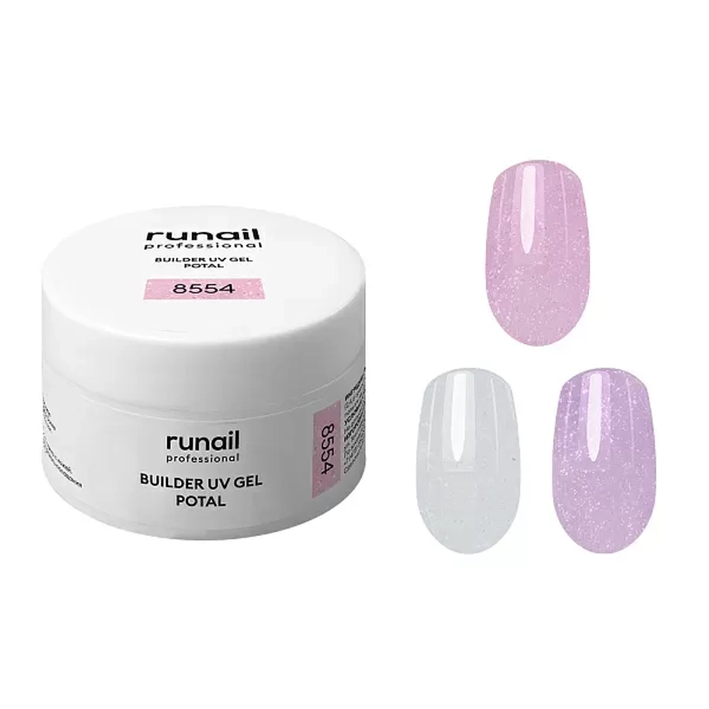 Моделирующий УФ-гель с поталью BUILDER UV GEL POTAL, 15 г №8554