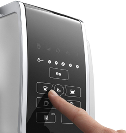 Кофемашина Delonghi Dinamica ECAM350.50.SB 1450Вт серебристый