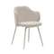 Suanna Стул бежевого цвета со стальными ножками