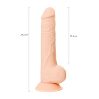 Телесный фаллоимитатор-реалистик 24,5см ToyFa RealStick Silicone Matthew M 9420008