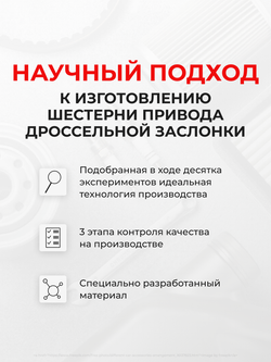 Шестерня привода дроссельной заслонки (ремкомплект) Audi A8/S8 [Кузов: D4 (III)] 2010-2017 DZ-5