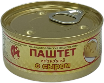 паштет с сыром 100гр*12 (ключ) ЙоЛа *4606639031017