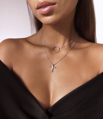 Колье с кольцом 20 мм