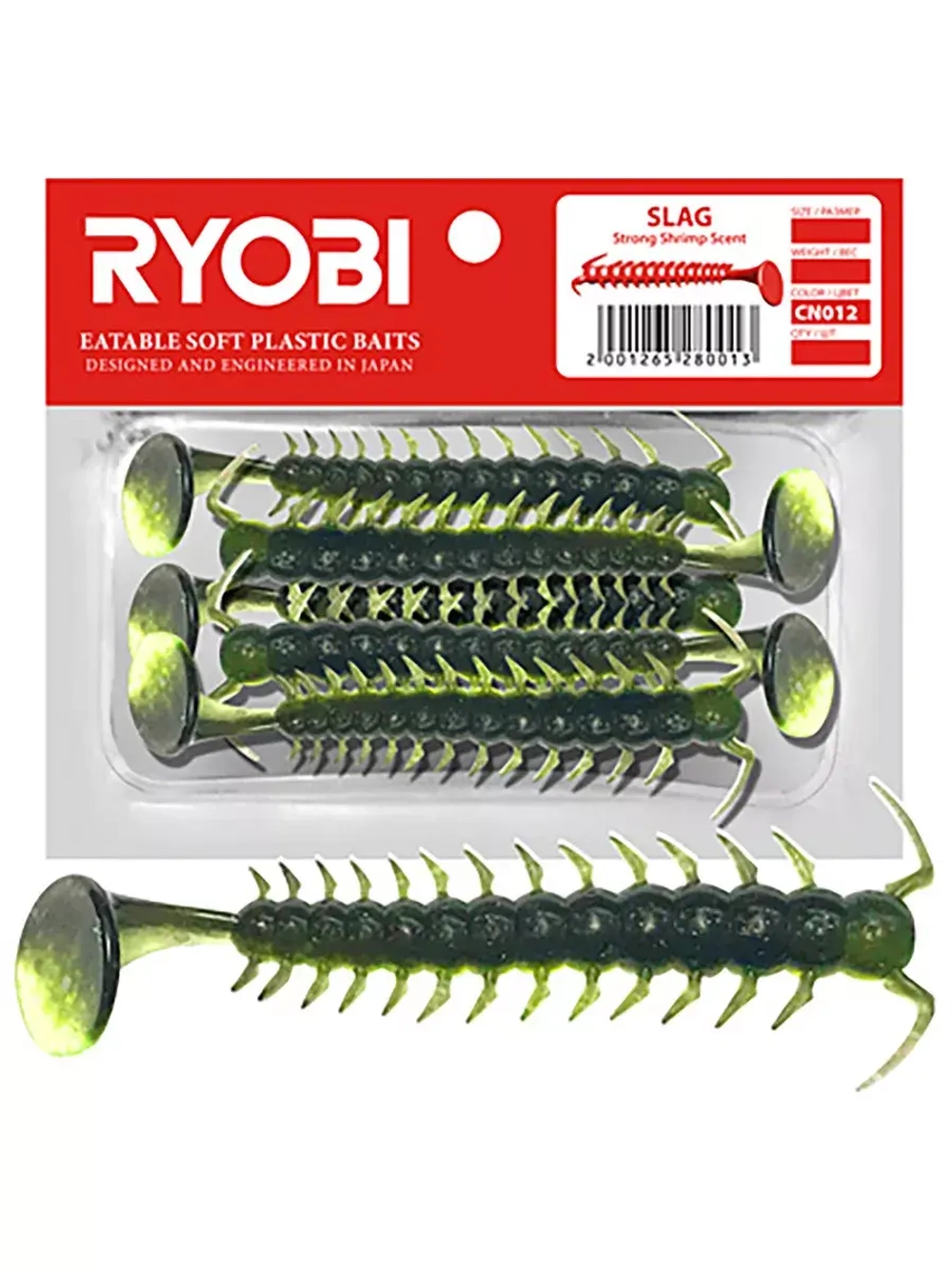 Мягкая приманка риппер SLAG (36mm), упк. 8 шт.