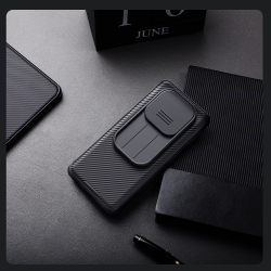 Чехол от Nillkin с сдвижной шторкой для камеры для Xiaomi Redmi Note 14 Pro+ Плюс 5G, серия CamShield Pro Case
