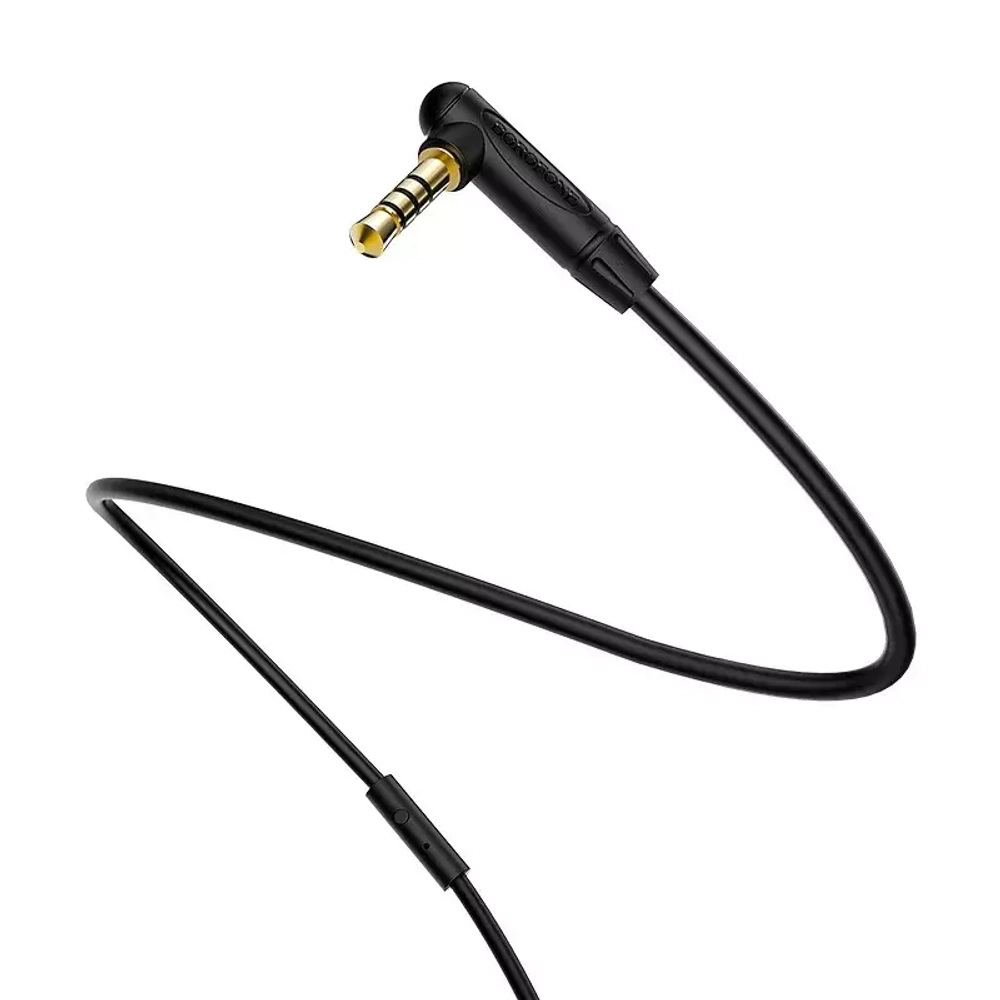 AUX cable 1m 3,5/3,5 Borofone BL1 black