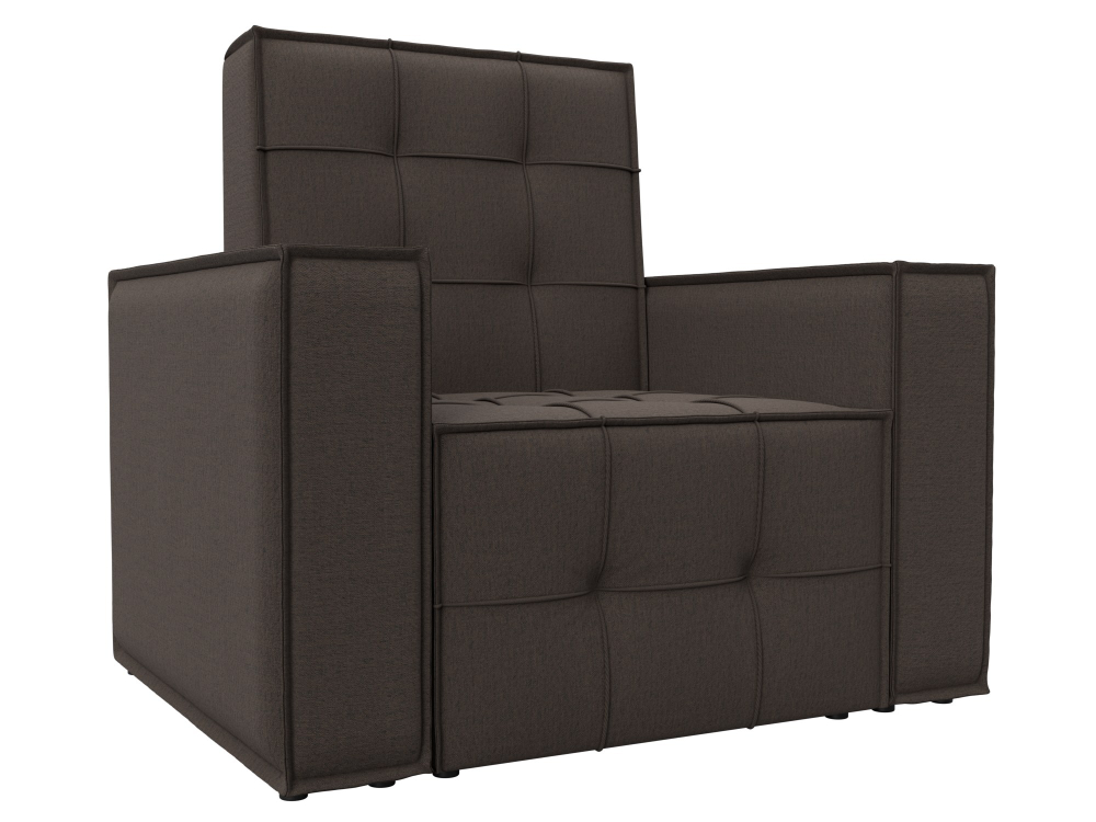 Кресло Лига-067, Амур 05 коричневый, Рогожка, 132286