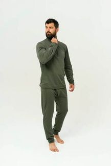 Комплект термобелья Вафля олива