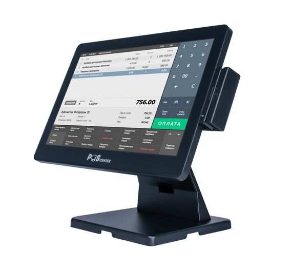 Сенсорный моноблок POScenter Atlas (15.6&quot;, PCAP, i3-4030U, RAM 8Gb, SSD mSATA 128Gb, БЕЗ MSR) без ОС