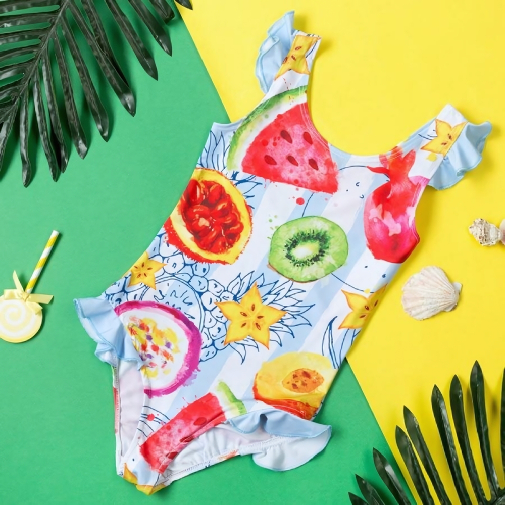 Купальник "Fruits" р.110-116 гол/бел (KAFTAN) 4131121