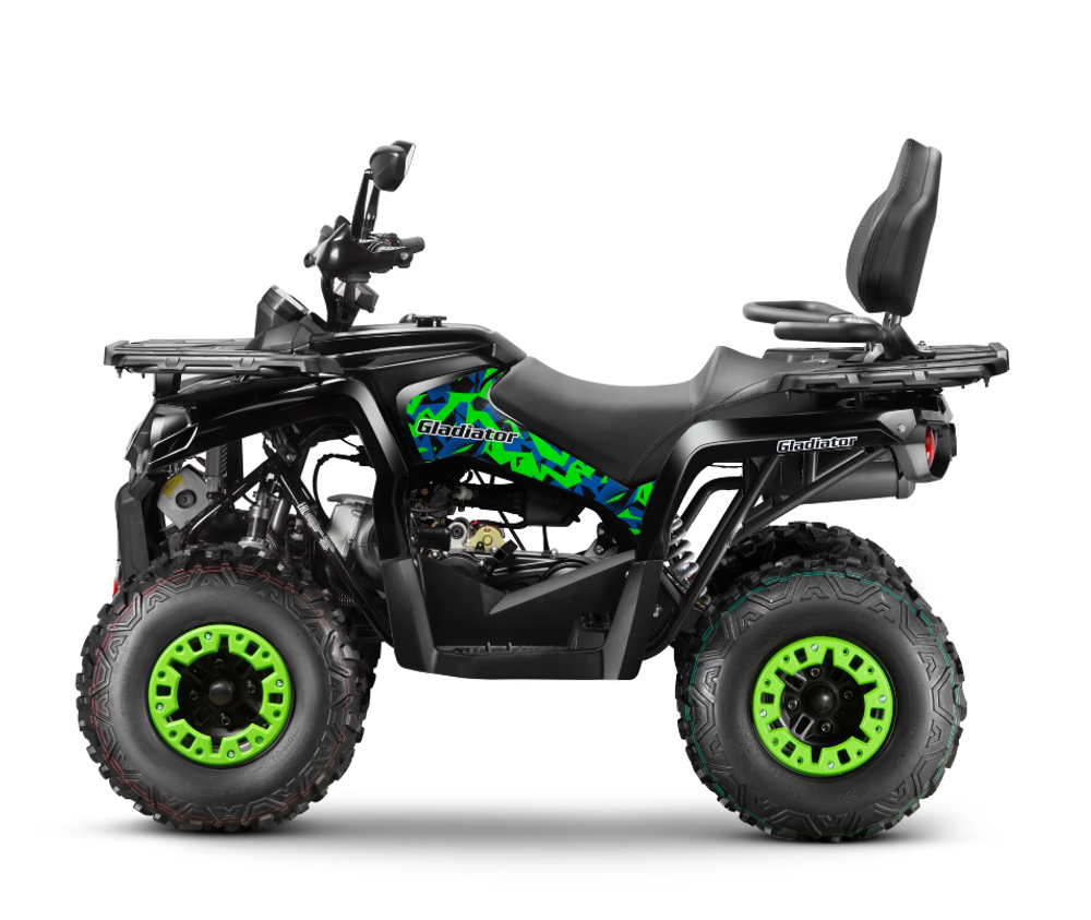 Квадроцикл GLADIATOR F200 LONG черный (С ПТС)