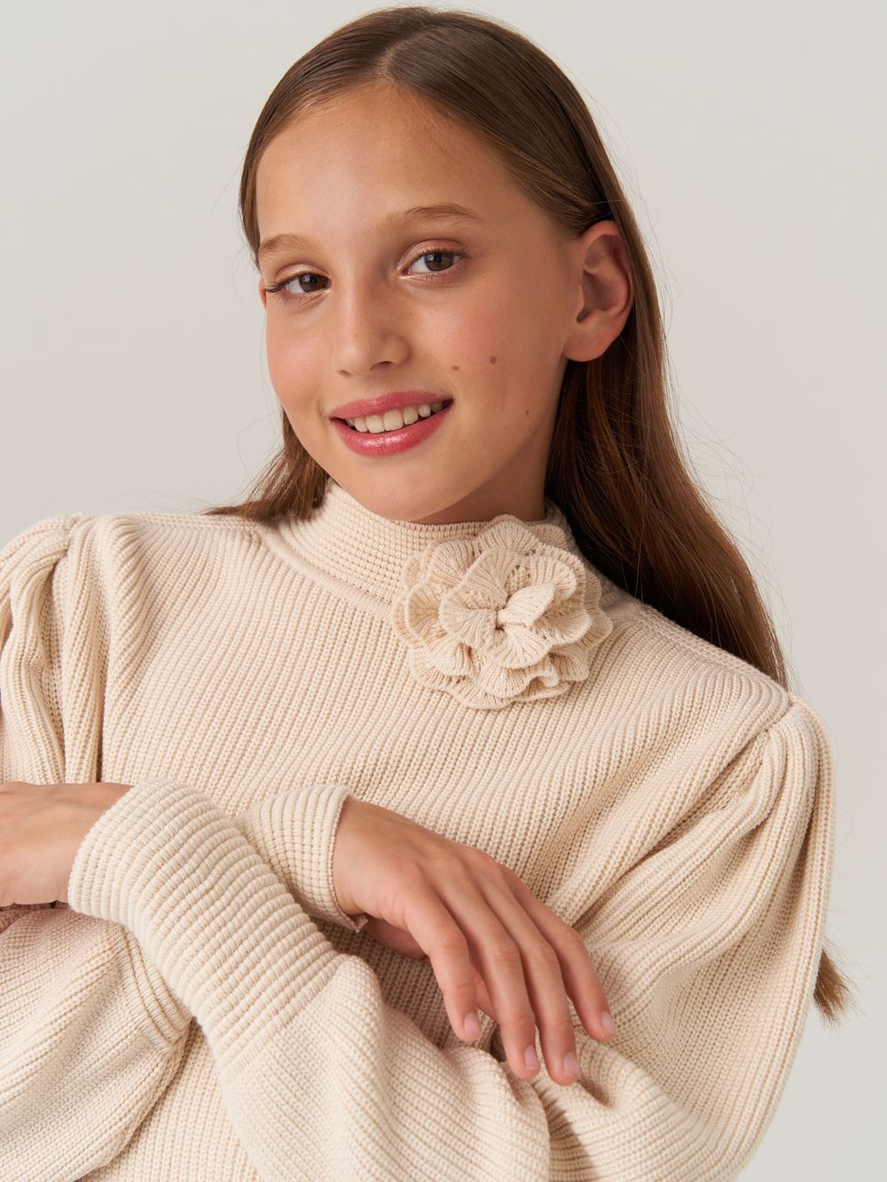 Джемпер для девочки AT1062 пломбир