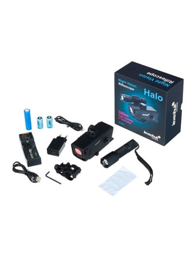 Монокуляр цифровой ночного видения Levenhuk Halo NVR50, с прицельным крепежом