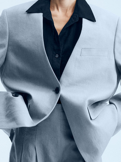 ARKEТ ЛЬНЯНАЯ РУБАШКА, ЧЕРНЫЙ