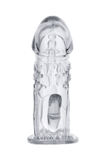 Прозрачная насадка на пенис Uco - 13 см. (Цвет: прозрачный)