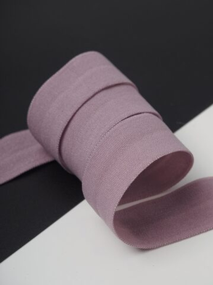 Бейка эластичная морской туман матовая ширина 20 мм