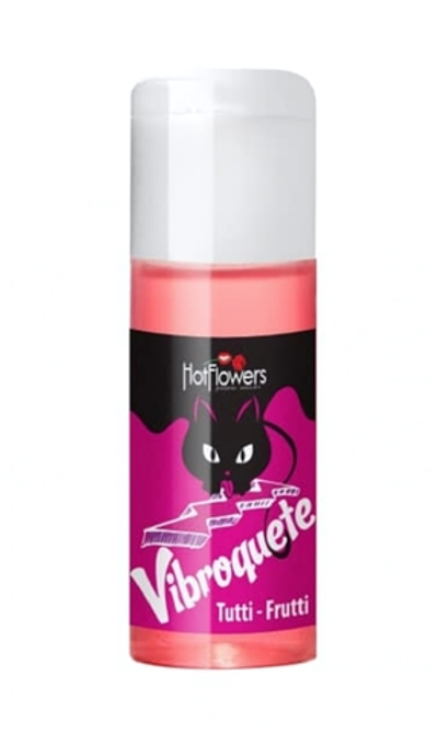 Гель жидкий вибратор Vibroquet со вкусом тутти-фрутти 12 г