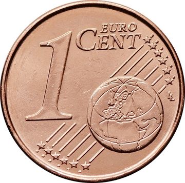 1 евроцент 2017 Греция (1 euro cent)