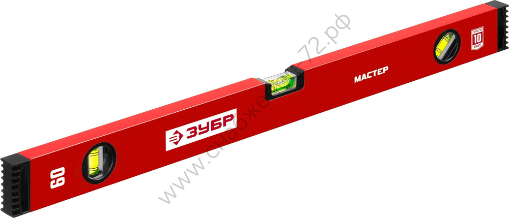 ЗУБР МАСТЕР, 600 мм, уровень с усиленным профилем (34584-060)