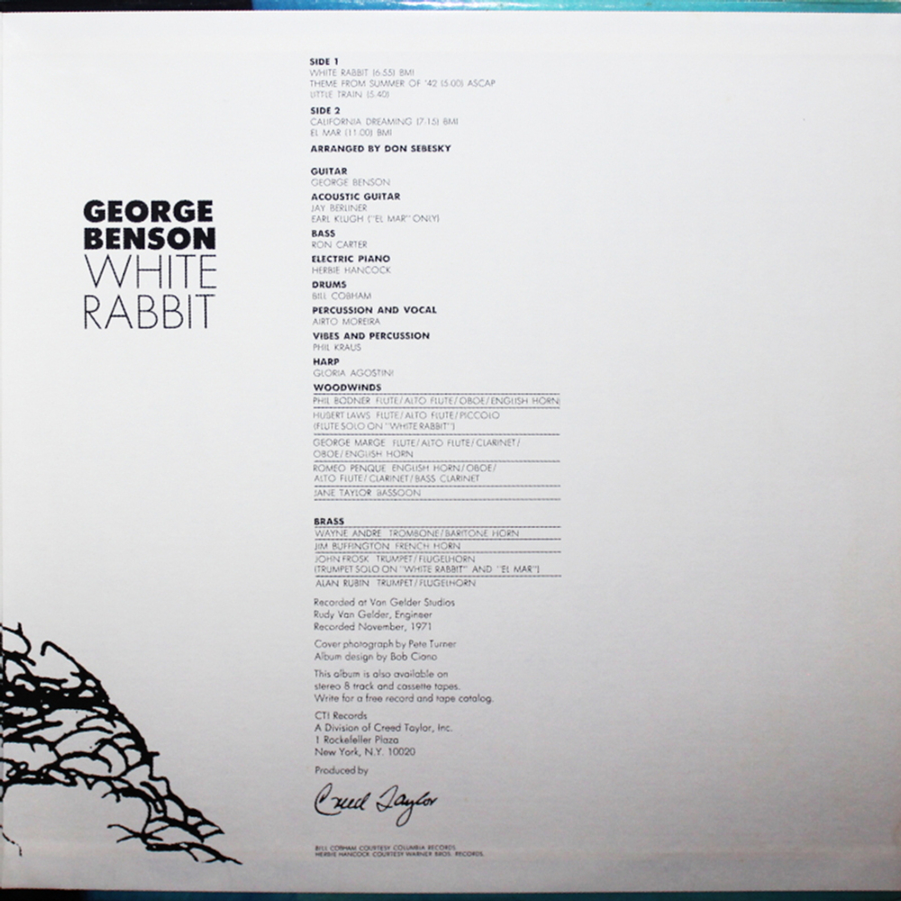 George Benson / White Rabbit (LP)