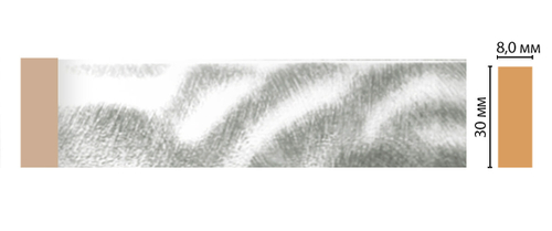 Молдинг DECOMASTER D041-375ДМ (30*8*2400мм)