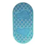 Коврик противоскользящий в ванную Массажный 66см, синий