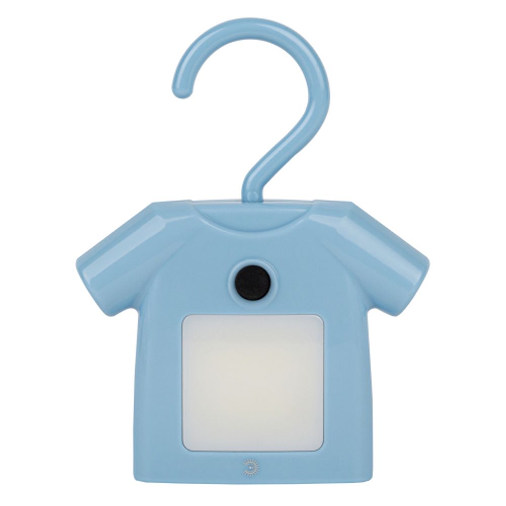 Ночник - светильник светодиодный ЭРА NLED-485-1W-SW-BU на батарейках с выключателем голубой | Ночники