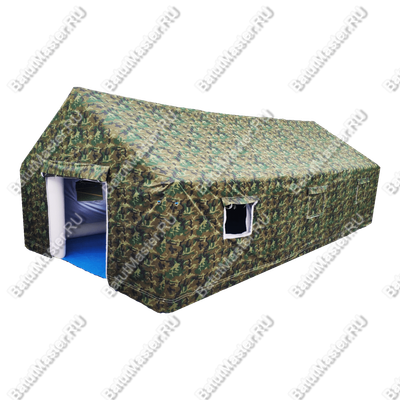 Надувной шатер "Военный" 10*4*4,5 м,