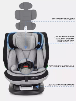 Автокресло MOWBaby UB616 "MOTION" isofix (40-150см)