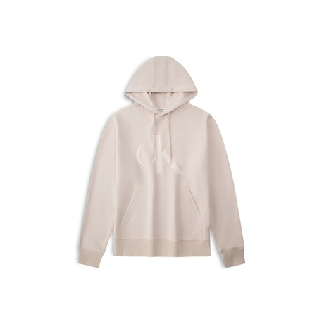 Бежевое худи с капюшоном Calvin Klein Hoodie, J324322