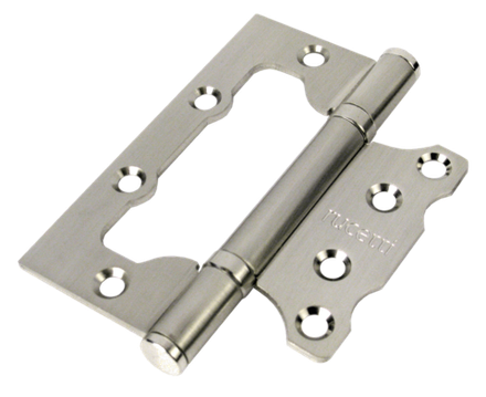 Петля дверная RUCETTI без врезки RFH-100*75*2,5 AB