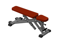 Скамья универсальная мобильная Серый