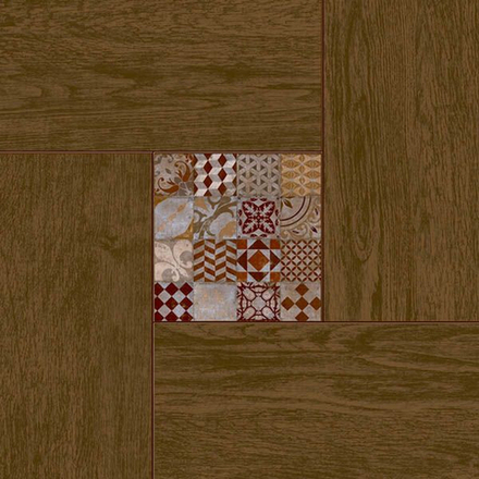 Керамогранит Bellariva коричневый C-BL4R112D