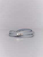 ТОНКИЙ РЕМЕНЬ В ДВА ОБОРОТА SILVER GREY