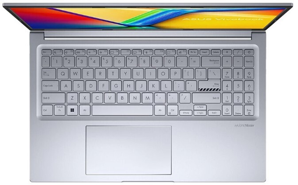 Ноутбук  ASUS Vivobook 15X K3504VA-MA468 15.6 ", Core i5, 16 Гб RAM, 512 Гб SSD, Iris Xe Graphics, Серебристый
