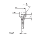 Фитинг DN 50 JIC (Г) 2.1/2 Interlock